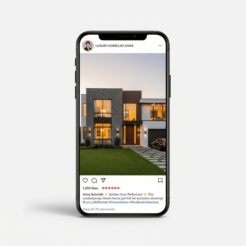 Just Listed — AI-generated social media post example